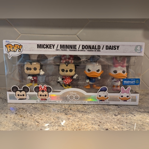 Disney Funko Pop set, Micky, Minnie, Donald and Daisy - Picture 1 of 3